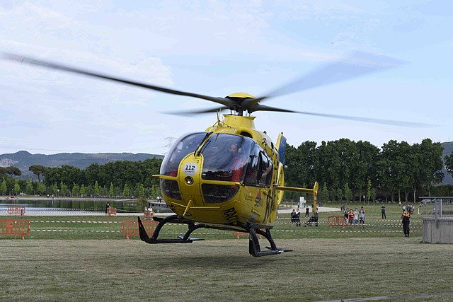Helicòpter al parc Central
